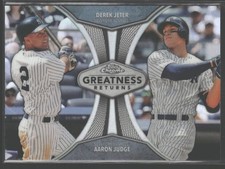 2019 Topps Chrome #GRE-6 Aaron Judge / Derek Jeter Greatness Returns