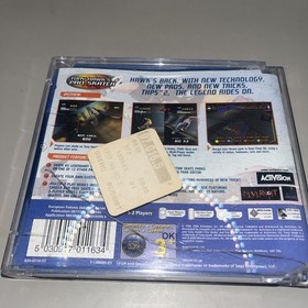 Tony Hawk's Pro Skater 2 Sega Dreamcast 2000 MINT disc no manual cracked case 
