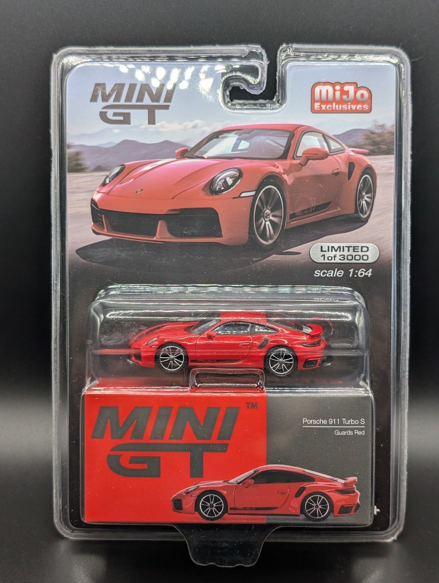 1:64 MINI GT Porsche 911 Turbo S Red #423 | eBay