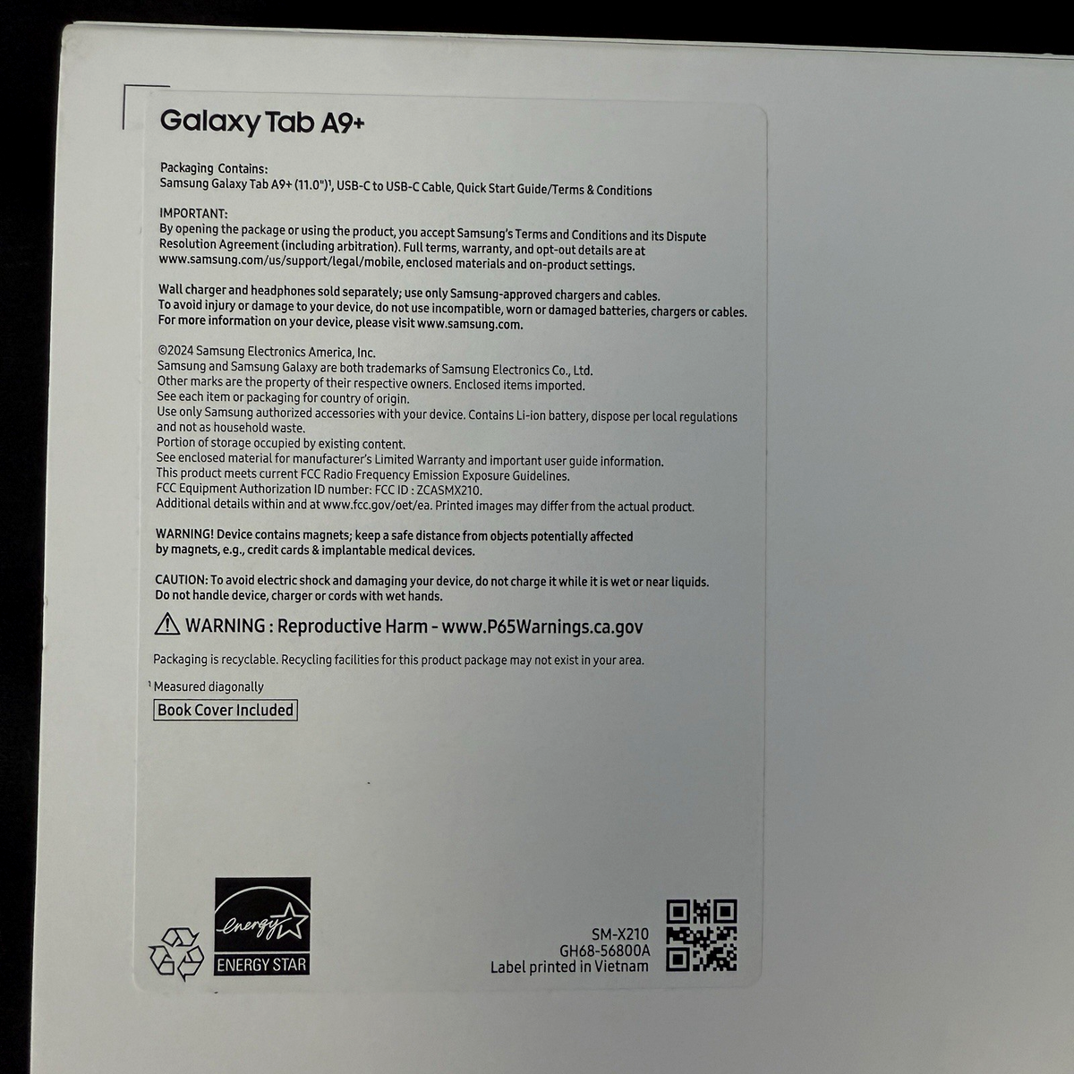 Samsung Galaxy Tab A9+ 64GB WiFi 11