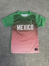 Mexico Jersey Boys Size s Green Soccer Proflow Crest Mitre Performance