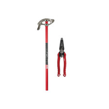 3/4 In. Aluminum Conduit Bender and Handle and 9 In. 7-In-1 Combination Wire Str