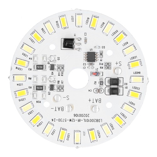 12W 24LED Ceiling Lamp Panel 3.2V/3.7V White Warm Light Source With Remote - Picture 23 of 24