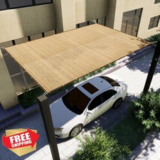 Vexoria 6'x10' Pergola Shade Cover Sand UV Block Privacy Screen