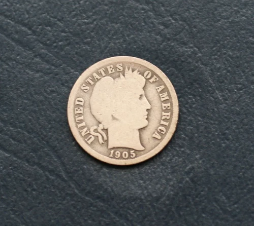 1905 O BARBER SILVER DIME  *GOOD PLUS DETAILS*