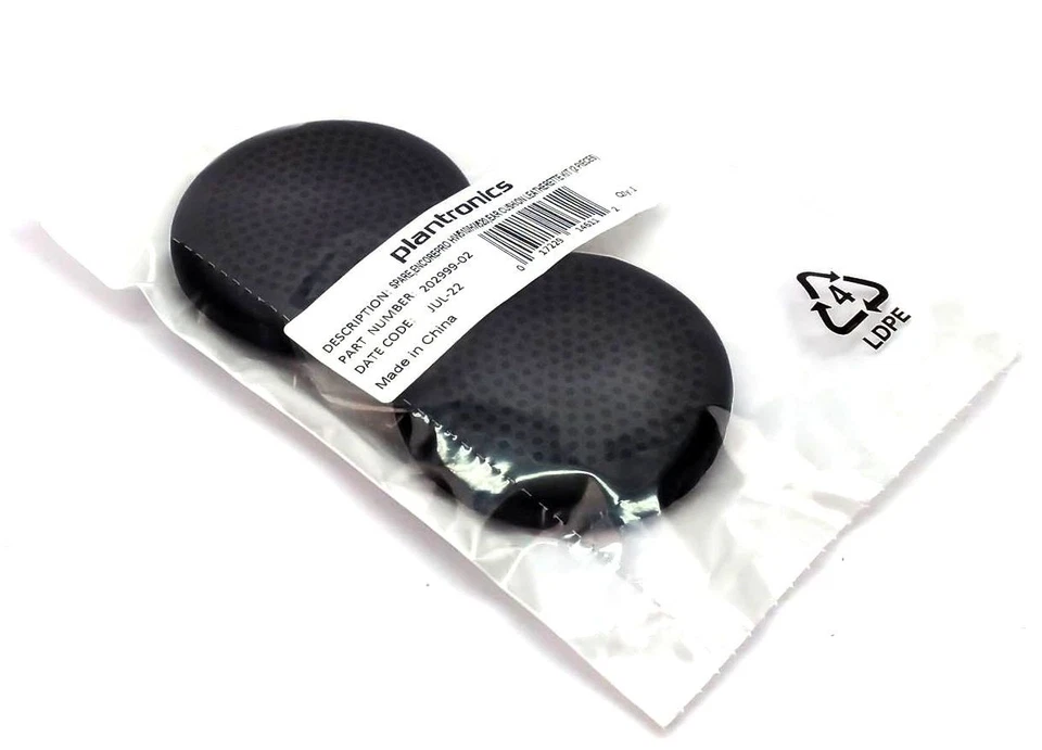 Plantronics HW510 Leatherette Cushion Headset 202999-02 Genuine 2 Pack (Sealed) - Image 3 of 4