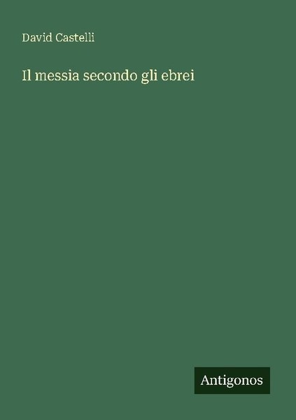 Il Messia Secondo Gli Ebrei David Castelli-image