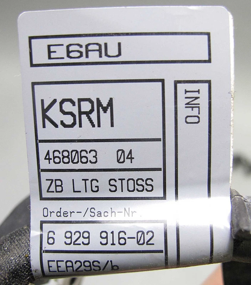 Chicote de fios de para-choque traseiro BMW E63 E64 6-Series para controle de distância de estacionamento PDC - Imagem 3 de 3