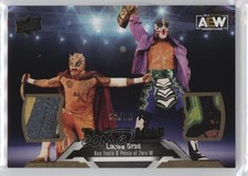 2023 AEW All Elite Wrestling Gold Memorabilia 89/99 Rey Fenix #76 Patch Tag 2y5