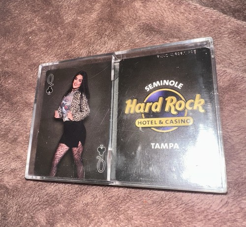 Seminole Hard Rock Casino Tampa Ambassador Playing Cards In Plastic Case