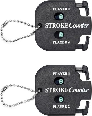 Medsuo 2pcs Golf Score Indicator Clicker for 2 Player Stroke Counter