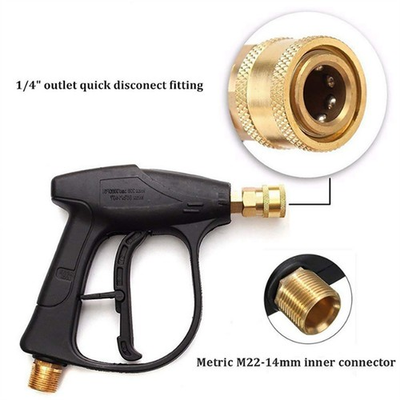 #ad Pressure Washer Kit Portable Car Wash Spray With 5 Nozzles Foam Jet V1 $48.56