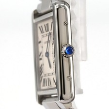 Authentic Cartier Tank Solo LM W5200014 Stainless Steel Quartz #230-000-256-9726 4