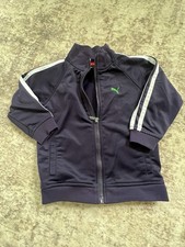 Puma Track Jacket 24 Months Boys Kids Toddler Zip Up Navy Blue