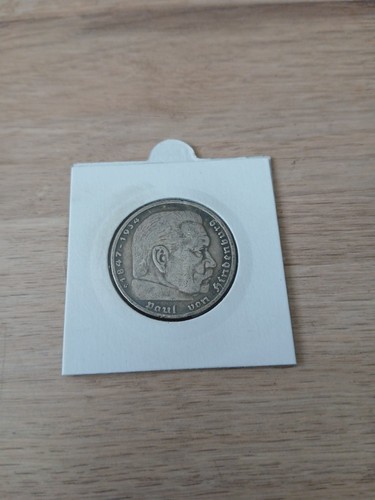 1937-A Nazi Germany 5 Mark Silver Coin (24885) - Picture 3 of 3