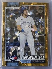 Addison Barger - 2026 Topps Series 1 Gold Diamante Foil /50 Blue Jays