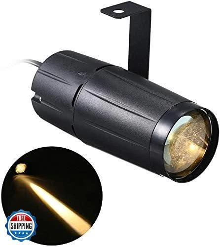 Lixada Pinspot Light 10W LED Spot Stage Lights Mini Beam Track Lighting Fixtu - Image 2 of 4