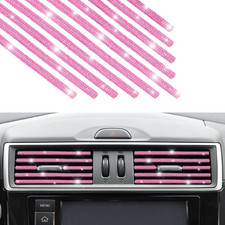 10 PCS Most Car Air Vent Outlet Trim,Bling, Rhinestone Air Conditioner Decoratio