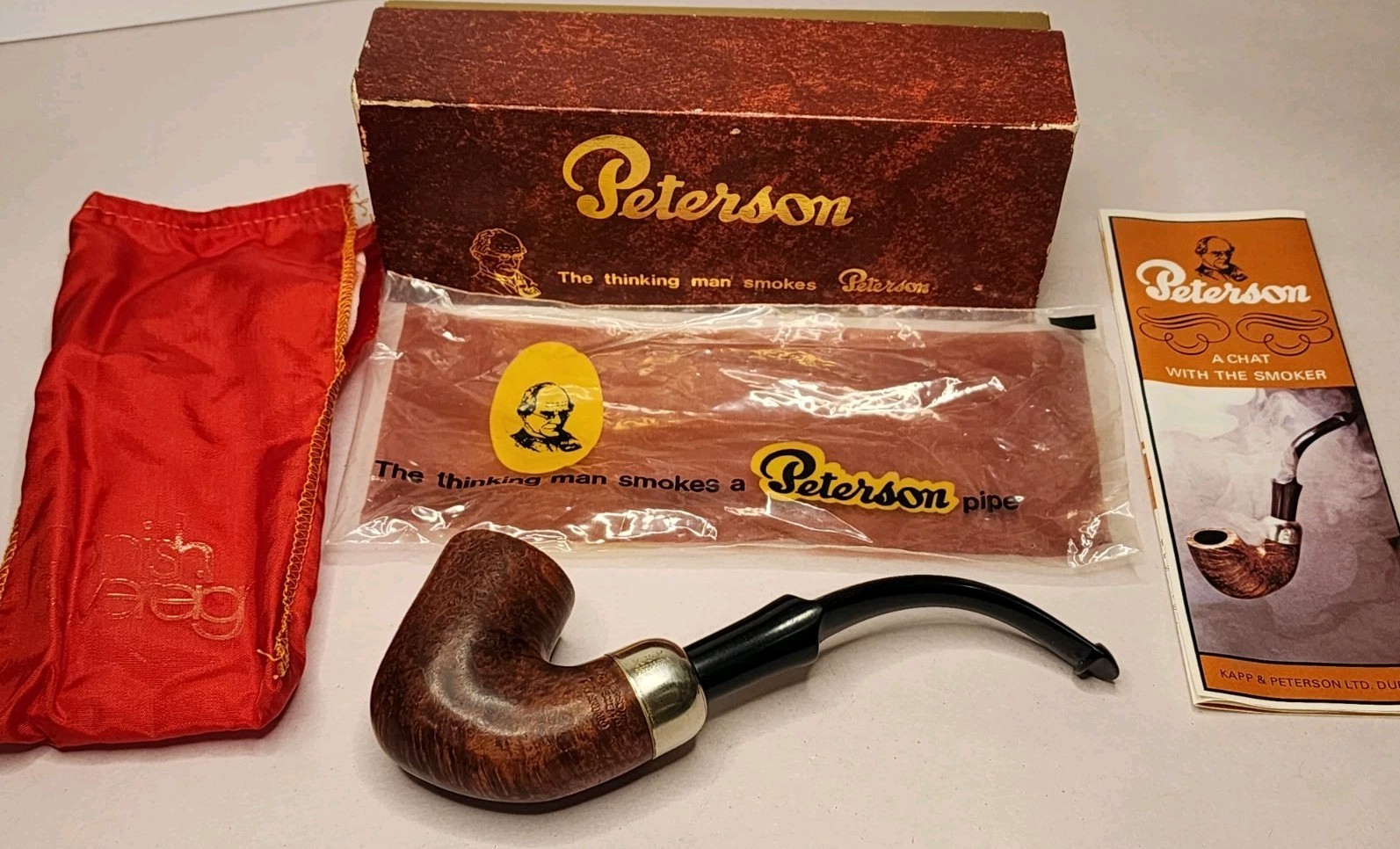 K&P Peterson’s Standard Republic of Ireland 309 Filter Tobacco Pipe Unsmoked