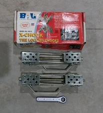 BAL X-CHOCK Tire Locking Chocks Model 28012 Double Pack Made in USA - NEW OB