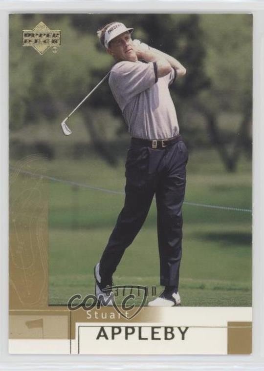 2002 Upper Deck Gold 37/100 Stuart Appleby #17 0j4n
