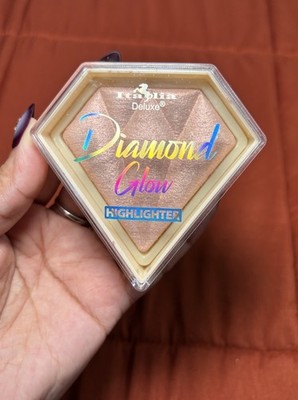 Italia Deluxe Diamond Glow Highlighter  Champagne Rose  Shade 02 Princess Cut