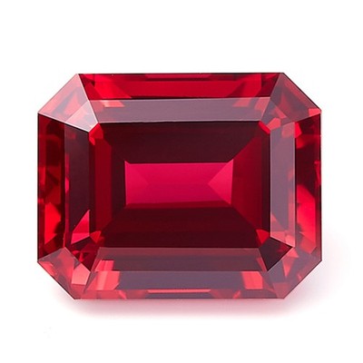 AGL Certificate Royal Blue Emerald Cut 1-10ct for Jewelry Lab Grown Gemstones