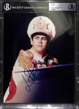 Elton John RARE In-Person Signed 8x10 Photograph BAS (Grad Collection)