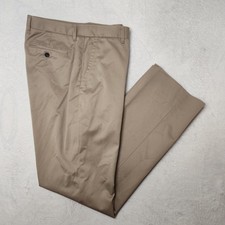 Bonobos Pants Mens 34x34 Beige Khaki Straight Chino Cotton Casual Work Office
