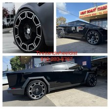 26'' Giovanna Sicily Black Machine Wheels 35'' MT Tires Wagoneer Tundra Ram QX80