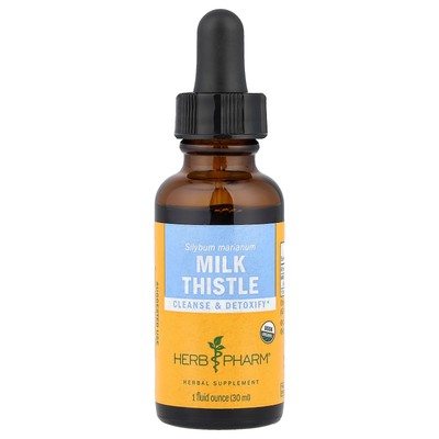 Herb Pharm Milk Thistle 1 fl oz 30 ml Gluten-Free