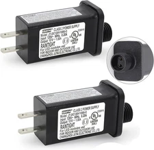 PremierAdapter 2-Pack UL Listed IP44 LED Power Supply 12V Transformer Kit