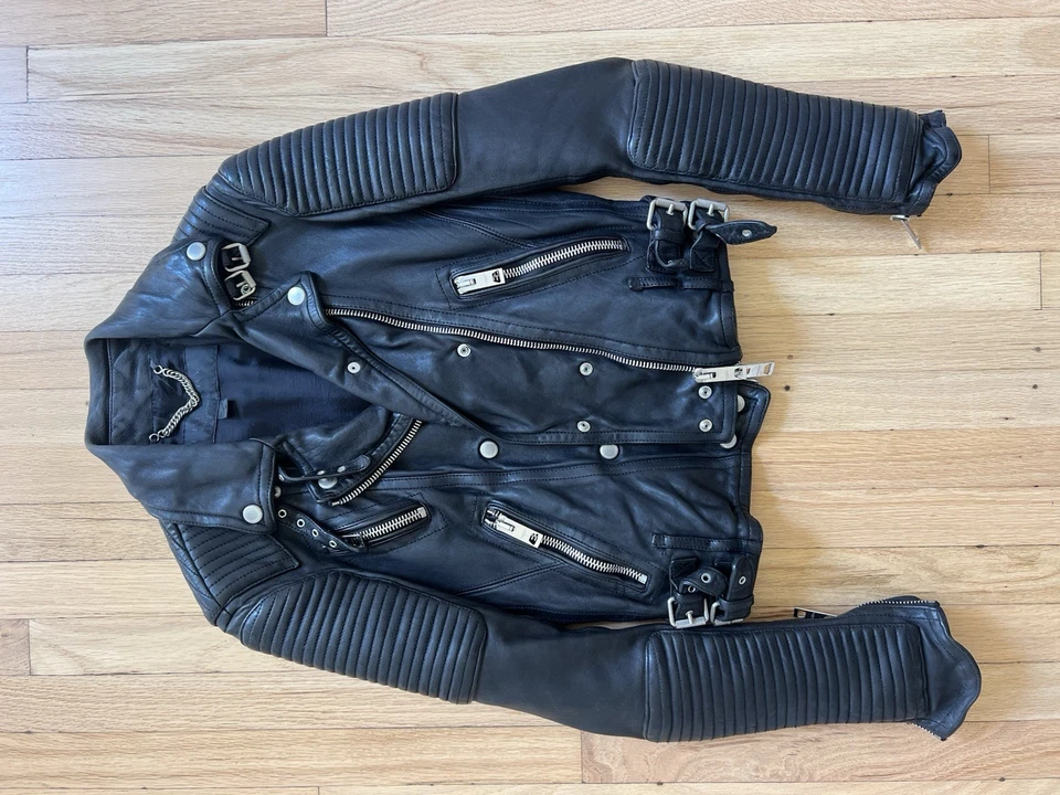 Chaqueta de cuero Burberry Prorsum 2011 38 Foto 3 de 4