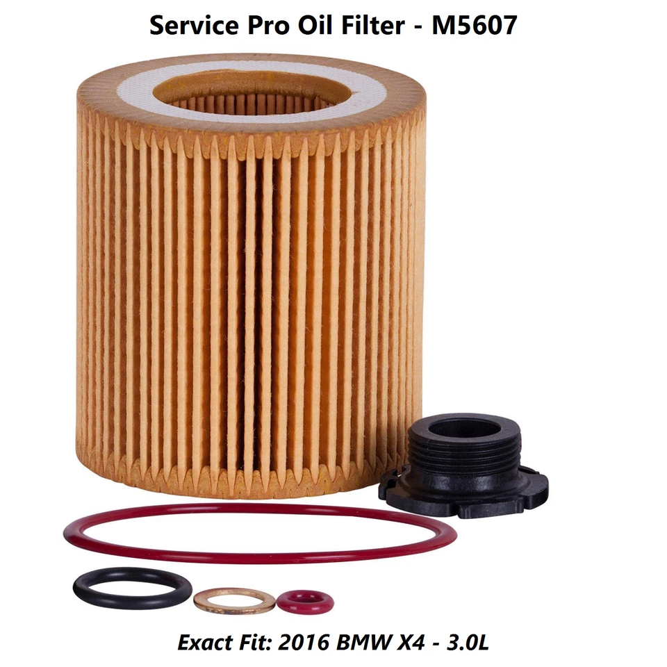 2016 BMW X4 3.0L Complete Oil, Air & Cabin Filter Kit (0W-30) Foto 3 de 4