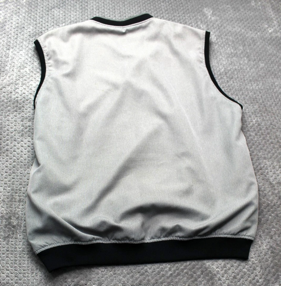 Ashworth Golf Wind Vest Mens 2XL Gray V Neck Pullover Made in USA Walden Lake CC - Image 2 of 4