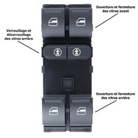 Newparts 3 Tasten Fensterheber Vorne Links Touareg 2010-2018 10-Pins