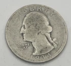 1934 D Washington Quarter 90% Silver Circulated Denver Mint US Coin
