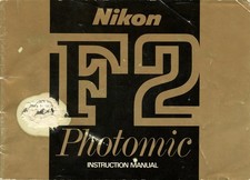 Original Manual for Nikon F2 Photomic