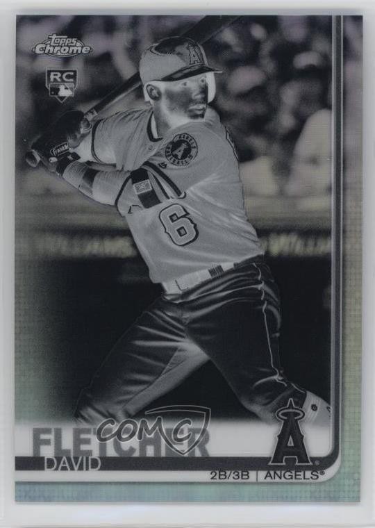 2019 Topps Chrome Negative Refractor David Fletcher #181 1n1p