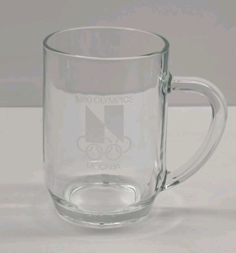 1980 Olympics Mockba Souvenir Mug - Made In France - Picture 1 of 8