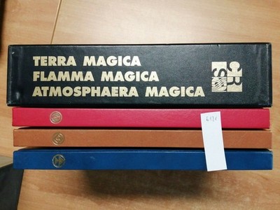 Schatulle + 3 Bücher: Terra Magica, Flamma Magica, Atmosphaera - Roland Wolf