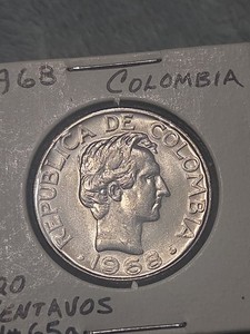 1968 Colombia 20 Centavos ***see Picture***