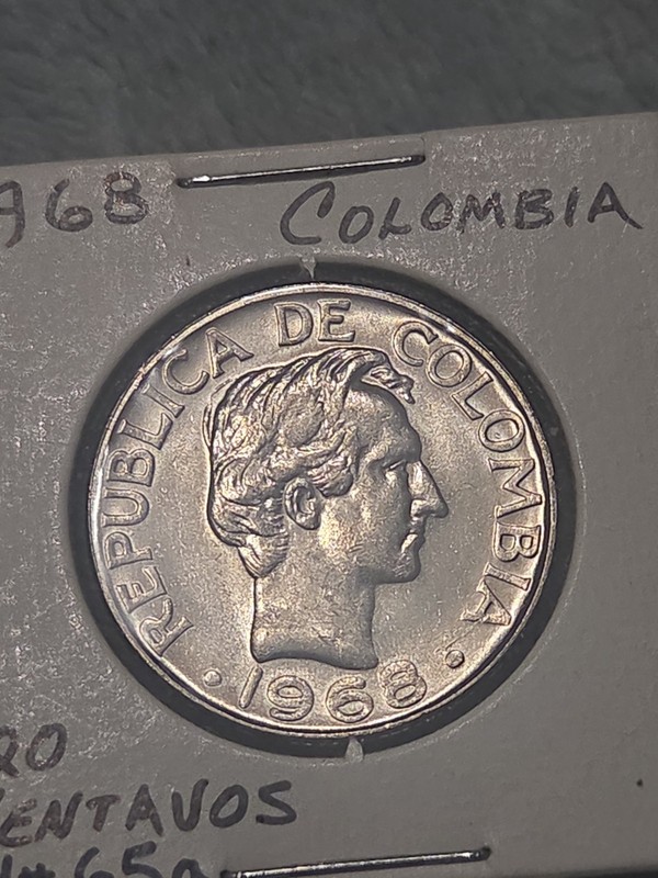 1968 Colombia 20 Centavos ***see Picture***