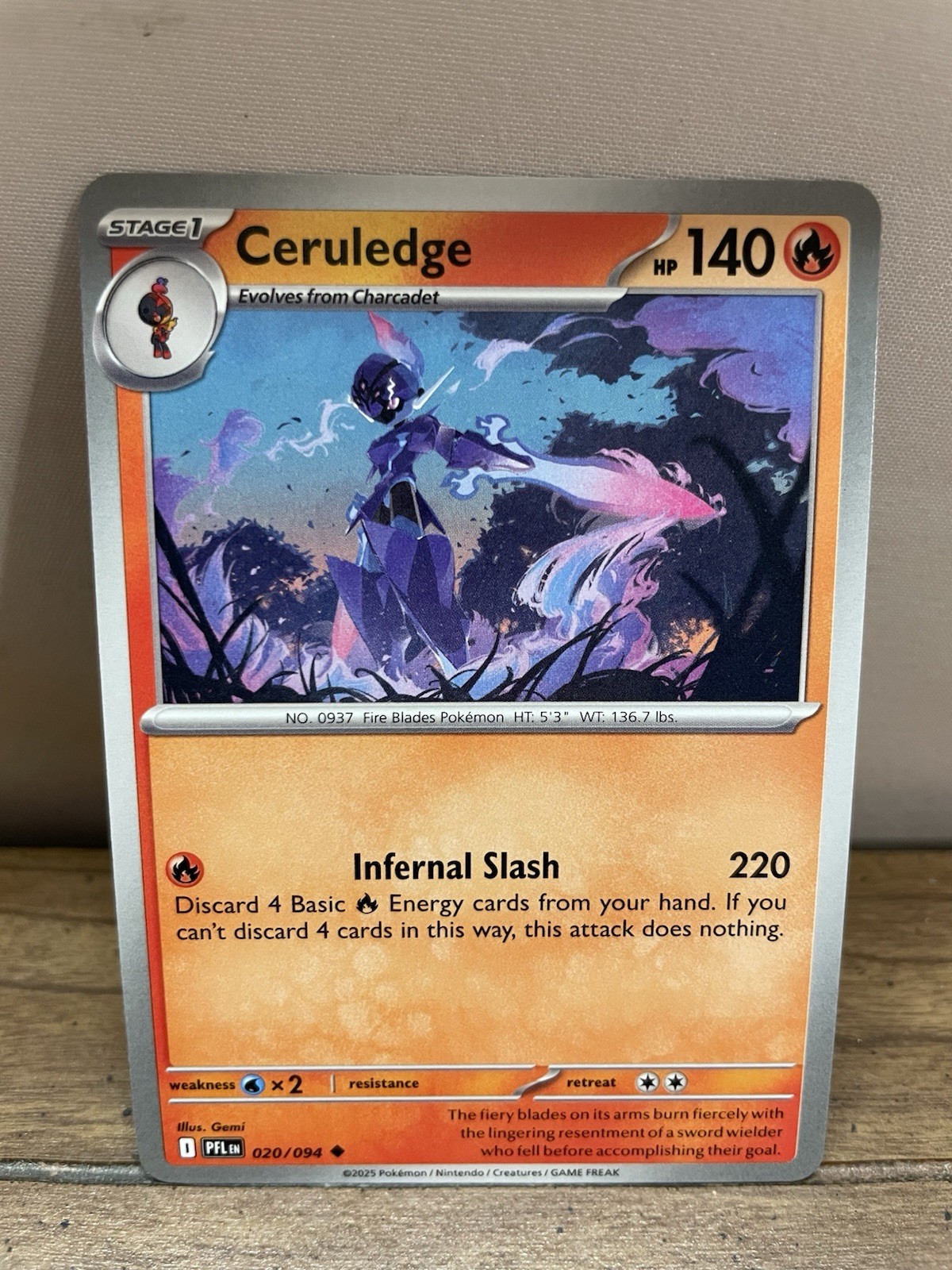 Ceruledge 020/094 Me02: Phantasmal Flames Regular