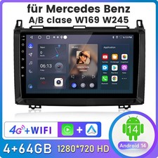 Für Mercedes Benz A/B-Klasse W169 W245 W639 GPS Android 14 CarPlay Autoradio 4G Für Mercedes Benz A/B-Klasse W169 W245 W639 GPS Android 14 CarPlay Autoradio 4G