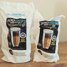 Set of 2 - Zero Water Cartridge 5-Stage Filter Advanced Filtration Replacement