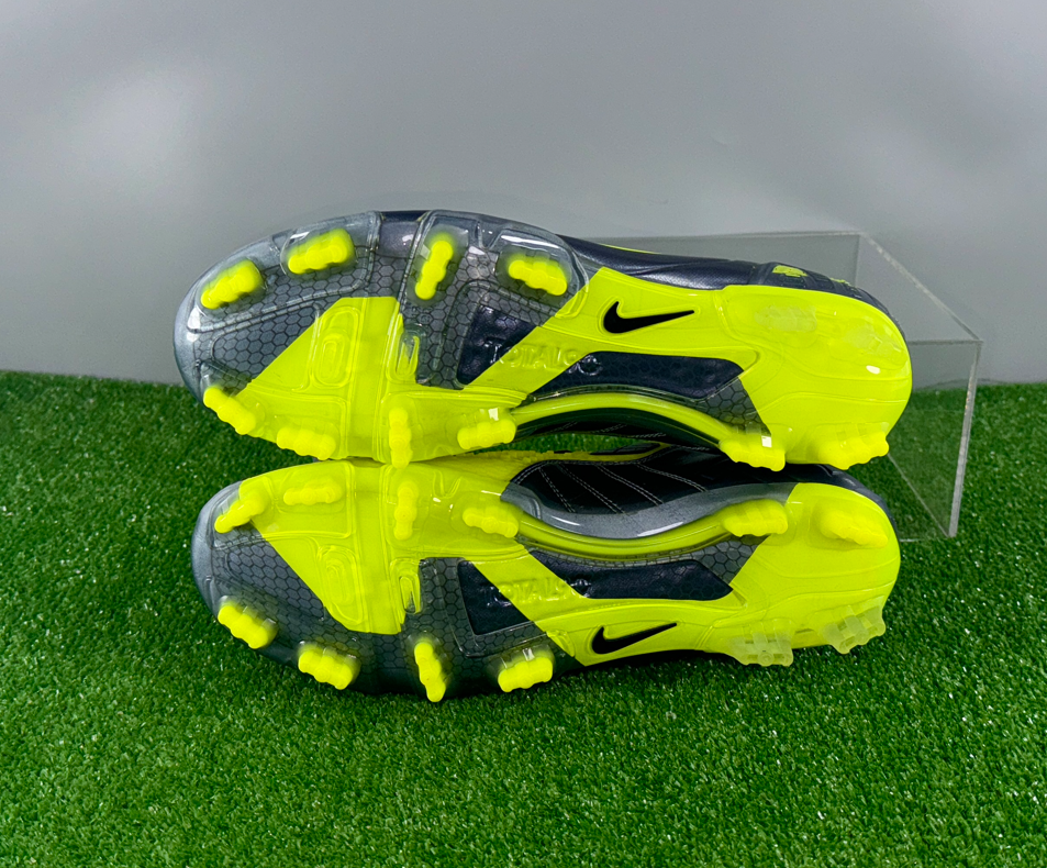 Nike Total90 Laser II FG 385423-473 Elite US9.5 UK8.5 Yellow boots