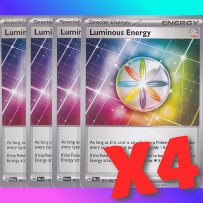 [4x Playset] Luminous Energy 191/193 - SV02: Paldea Evolved (PAL) - Pokemon TCG