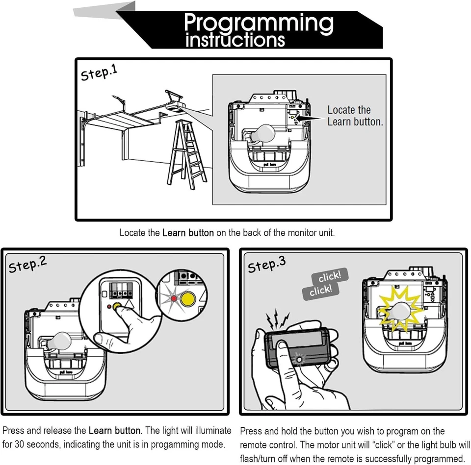 2X for Liftmaster 891LM 893LM 8065 8155 8165 8355 8360 Chamberlain 950/953ESTD - Image 3 of 4