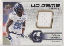 2021 Upper Deck CFL UD Game Jersey Davaris Daniels #UD-DA 0b3